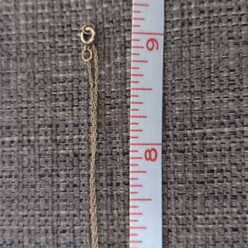 10k Ruby And Diamonds Necklace - Picture 8 of 10